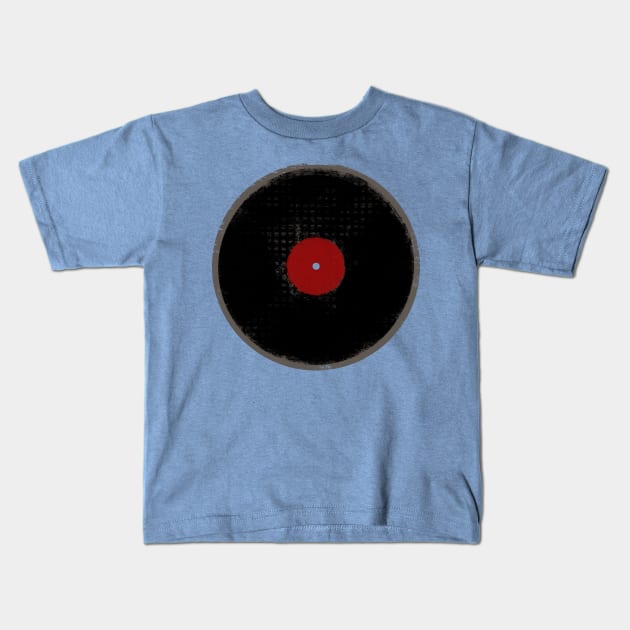 The Vinyl Record Kids T-Shirt by ddtk